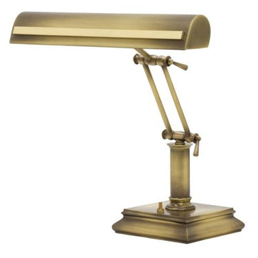 House of Troy Piano/Desk PS14-201 Piano Lamp with Strap Motif - Crescent Harbor