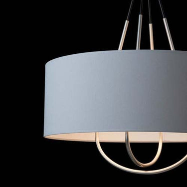 Hubbardton Forge 104230 Loop Pendant - Natural Linen Shade - Crescent Harbor