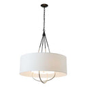 Hubbardton Forge 104230 Loop Pendant - Natural Linen Shade - Crescent Harbor