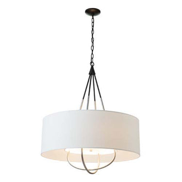 Hubbardton Forge 104230 Loop Pendant - Light Grey Shade - Crescent Harbor