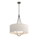 Hubbardton Forge 104230 Loop Pendant - Flax Shade - Crescent Harbor