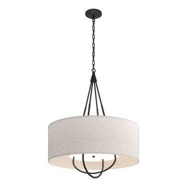 Hubbardton Forge 104230 Loop Pendant - Flax Shade - Crescent Harbor