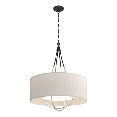 Hubbardton Forge 104230 Loop Pendant - Flax Shade - Crescent Harbor