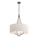 Hubbardton Forge 104230 Loop Pendant - Flax Shade - Crescent Harbor