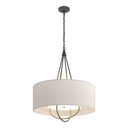Hubbardton Forge 104230 Loop Pendant - Flax Shade - Crescent Harbor