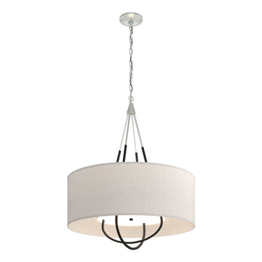 Hubbardton Forge 104230 Loop Pendant - Flax Shade - Crescent Harbor