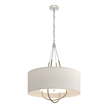 Hubbardton Forge 104230 Loop Pendant - Flax Shade - Crescent Harbor