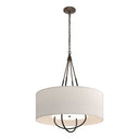 Hubbardton Forge 104230 Loop Pendant - Flax Shade - Crescent Harbor