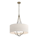 Hubbardton Forge 104230 Loop Pendant - Flax Shade - Crescent Harbor