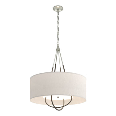 Hubbardton Forge 104230 Loop Pendant - Flax Shade - Crescent Harbor