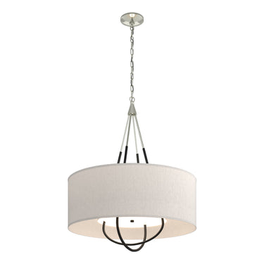 Hubbardton Forge 104230 Loop Pendant - Flax Shade - Crescent Harbor
