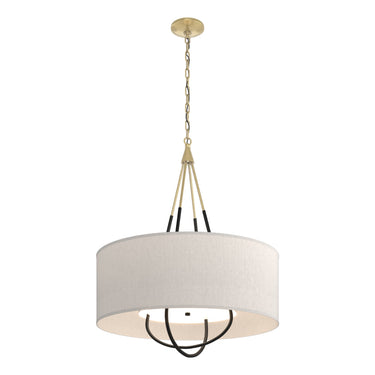 Hubbardton Forge 104230 Loop Pendant - Flax Shade - Crescent Harbor