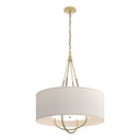 Hubbardton Forge 104230 Loop Pendant - Flax Shade - Crescent Harbor
