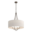 Hubbardton Forge 104230 Loop Pendant - Flax Shade - Crescent Harbor