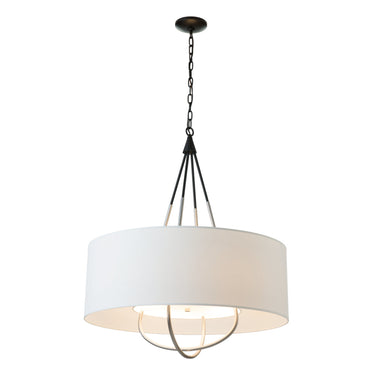 Hubbardton Forge 104230 Loop Pendant - Natural Anna Shade - Crescent Harbor