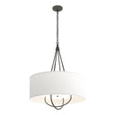 Hubbardton Forge 104230 Loop Pendant - Natural Anna Shade - Crescent Harbor