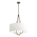 Hubbardton Forge 104230 Loop Pendant - Natural Anna Shade - Crescent Harbor