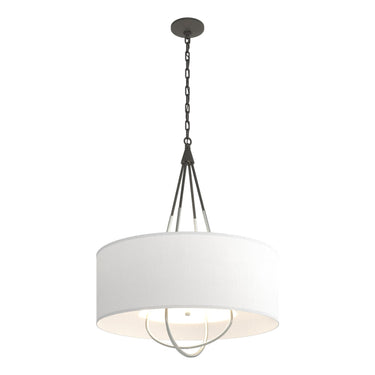 Hubbardton Forge 104230 Loop Pendant - Natural Anna Shade - Crescent Harbor