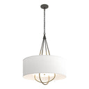 Hubbardton Forge 104230 Loop Pendant - Natural Anna Shade - Crescent Harbor