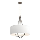 Hubbardton Forge 104230 Loop Pendant - Natural Anna Shade - Crescent Harbor