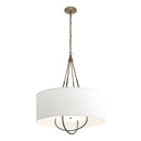 Hubbardton Forge 104230 Loop Pendant - Natural Anna Shade - Crescent Harbor