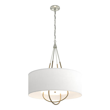 Hubbardton Forge 104230 Loop Pendant - Natural Anna Shade - Crescent Harbor