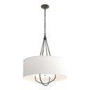 Hubbardton Forge 104230 Loop Pendant - Natural Anna Shade - Crescent Harbor
