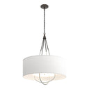 Hubbardton Forge 104230 Loop Pendant - Natural Anna Shade - Crescent Harbor