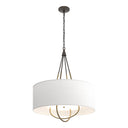 Hubbardton Forge 104230 Loop Pendant - Natural Anna Shade - Crescent Harbor