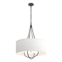 Hubbardton Forge 104230 Loop Pendant - Natural Anna Shade - Crescent Harbor