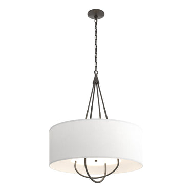 Hubbardton Forge 104230 Loop Pendant - Natural Anna Shade - Crescent Harbor