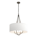 Hubbardton Forge 104230 Loop Pendant - Natural Anna Shade - Crescent Harbor