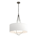 Hubbardton Forge 104230 Loop Pendant - Natural Anna Shade - Crescent Harbor