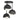 Hubbardton Forge 121374 Brooklyn 3-Light Double Shade Semi-Flush 13