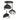 Hubbardton Forge 121374 Brooklyn 3-Light Double Shade Semi-Flush 14