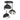 Hubbardton Forge 121374 Brooklyn 3-Light Double Shade Semi-Flush 16