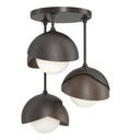 Hubbardton Forge 121374 Brooklyn 3-Light Double Shade Semi-Flush 17