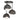 Hubbardton Forge 121374 Brooklyn 3-Light Double Shade Semi-Flush 18
