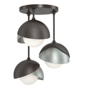 Hubbardton Forge 121374 Brooklyn 3-Light Double Shade Semi-Flush 19