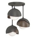 Hubbardton Forge 121374 Brooklyn 3-Light Double Shade Semi-Flush 20