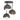Hubbardton Forge 121374 Brooklyn 3-Light Double Shade Semi-Flush 20