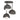 Hubbardton Forge 121374 Brooklyn 3-Light Double Shade Semi-Flush 21