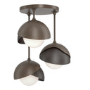 Hubbardton Forge 121374 Brooklyn 3-Light Double Shade Semi-Flush 1