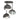 Hubbardton Forge 121374 Brooklyn 3-Light Double Shade Semi-Flush 23