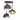 Hubbardton Forge 121374 Brooklyn 3-Light Double Shade Semi-Flush 25