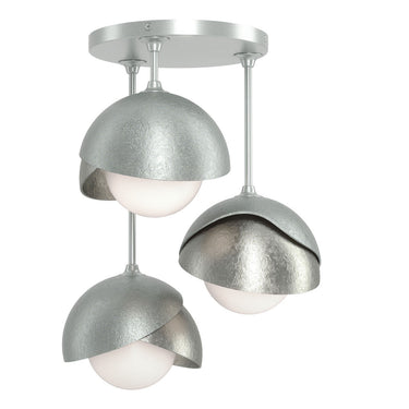 Hubbardton Forge 121374 Brooklyn 3-Light Double Shade Semi-Flush 27