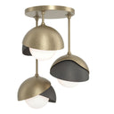 Hubbardton Forge 121374 Brooklyn 3-Light Double Shade Semi-Flush 31