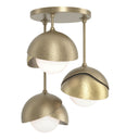 Hubbardton Forge 121374 Brooklyn 3-Light Double Shade Semi-Flush 34
