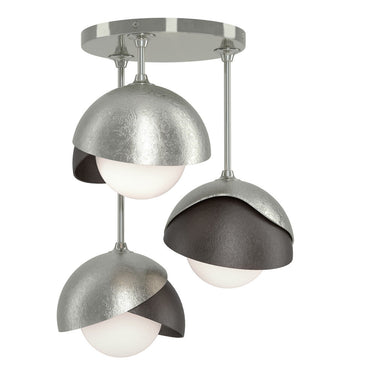 Hubbardton Forge 121374 Brooklyn 3-Light Double Shade Semi-Flush 37