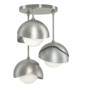 Hubbardton Forge 121374 Brooklyn 3-Light Double Shade Semi-Flush 39